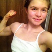 Teen muscle girl Powerlifter Brooke